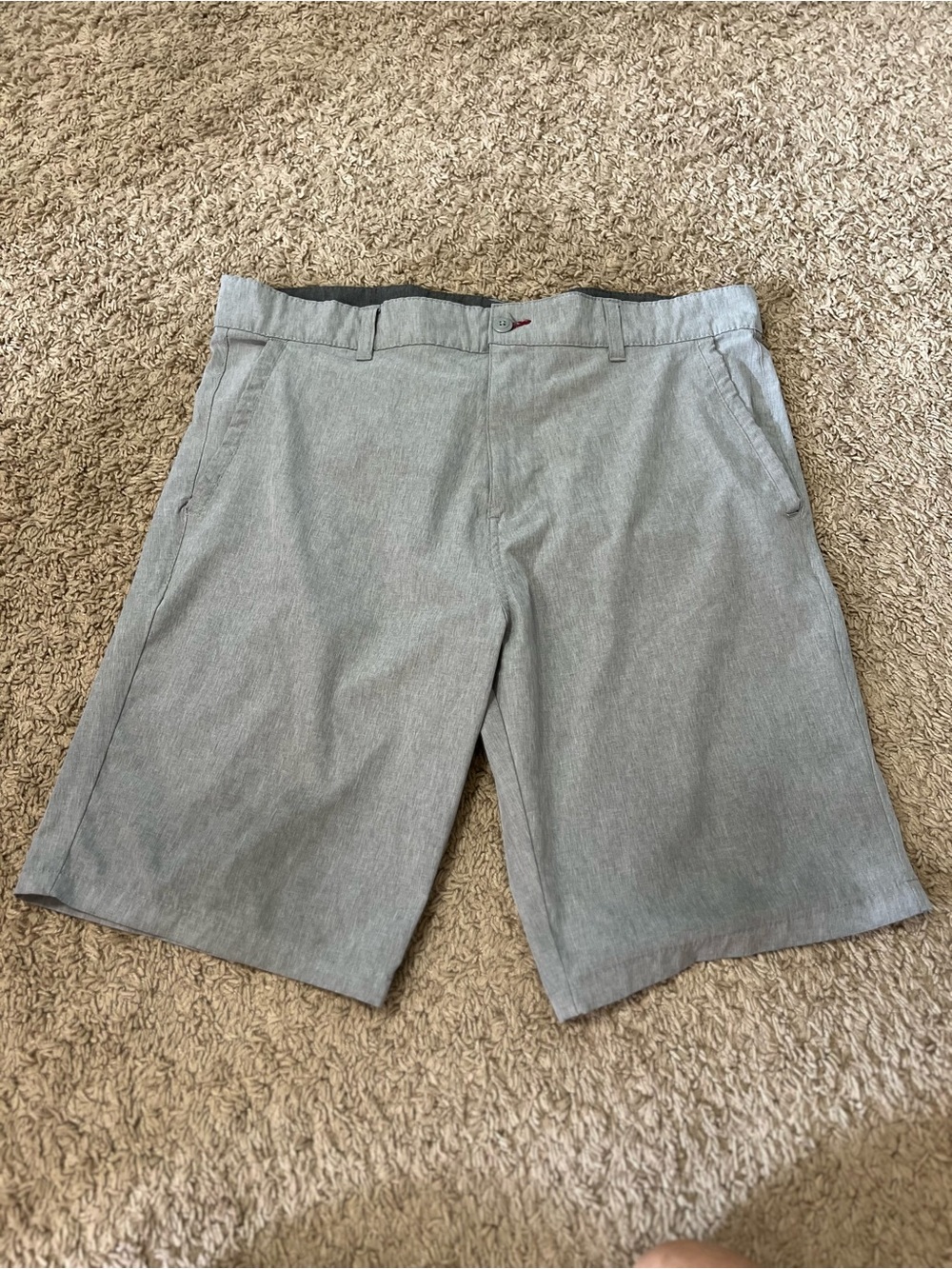 split Men's Heather Gray Athletic Shorts